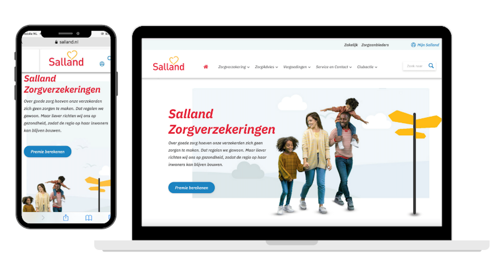 Nieuwe Salland.nl website van Eno Zorgverzekeraar door Suneco